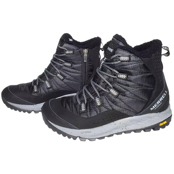 Merrell Women's Antora Sneaker Boot, Waterproof, Size 9, EU40, Black, J066944 - Picture 1 of 5